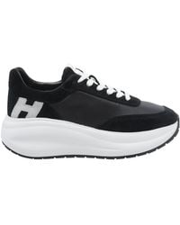 Hogan - Platform Lace-Up Sneakers - Lyst