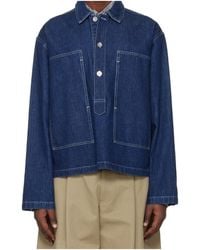 Studio Nicholson - Pocket Popover Shirt - Lyst