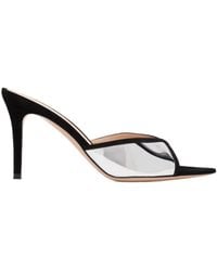 Gianvito Rossi - Confetti Mule Open-Toe High-Heeled Sandals - Lyst