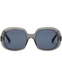 Loewe - Mini Anagram Steps Square Sunglasses - Lyst