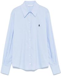 Patrizia Pepe - Striped Long Sleeve Shirt - Lyst