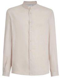 Brunello Cucinelli - Band Collar Shirt - Lyst