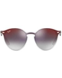 Ray-Ban - Logo Sunglasses - Lyst
