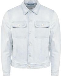 MM6 by Maison Margiela - Long-Sleeved Denim Jacket - Lyst