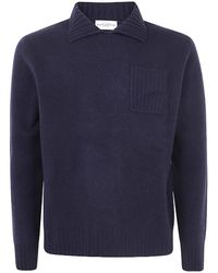 Ballantyne - Spread-Collar Sweater - Lyst