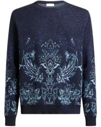 Etro - Paisley Jacquard Knitted Jumper - Lyst