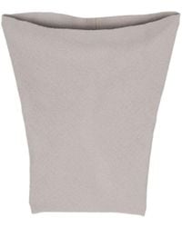Rick Owens - Fine-Knit Virgin Wool Cowl Scarf - Lyst