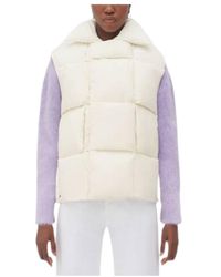 Bottega Veneta - Woven Padded Gilet - Lyst