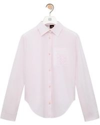 Loewe - X Paula's Ibiza Anagram-Embroidered Swing Shirt - Lyst