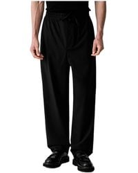 KENZO - Drawstring Elasticated-Waist Trousers - Lyst