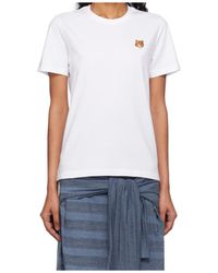 Maison Kitsuné - Maison Kitsuné Logo Patch T-Shirts - Lyst