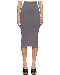 Entire studios - Elastic Waist Midi Skirt - Lyst