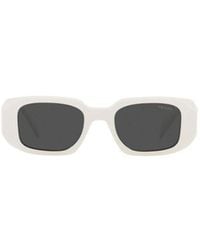Prada - Eyewear Rectangular Frame Sunglasses - Lyst