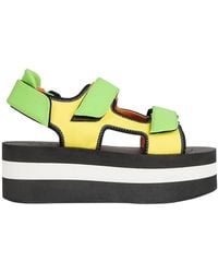 Marni - Multicolored Thick-Soled Sandals - Lyst