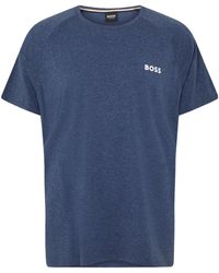 BOSS - Solid Color Minimalist T-Shirt - Lyst