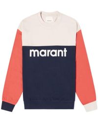 Isabel Marant - Aftone Cotton Sweatshirt - Lyst