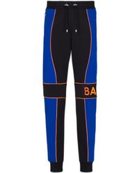 Balmain - Jogging Bottoms With Logo Inserts - Lyst