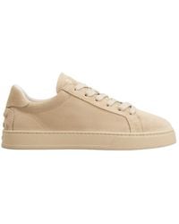 Tod's - Round Toe Lace-Up Sneakers - Lyst