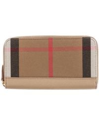 Burberry - Long Zipper Wallet - Lyst