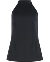 Veronica Beard - Johanne Halterneck Sleeveless Top - Lyst