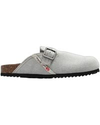 DIESEL - D-Woodstock X Denim Slippers - Lyst