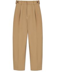 Bottega Veneta - Twill Tapered Trousers - Lyst
