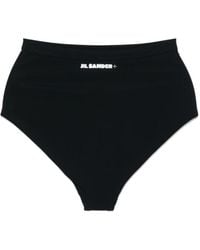 Jil Sander - Logo-Print Bikini Bottoms - Lyst
