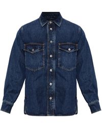 AllSaints - Albin Western Denim Shirt - Lyst