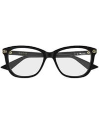 Gucci - Eyewear Square Frame Glasses - Lyst