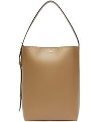 Max Mara - Archetipo Leather Maxi Bucket Bag - Lyst
