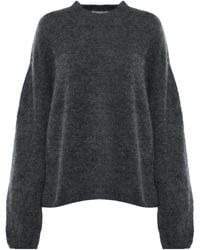 Frankie Shop - Oversized Crew Neck Knitted Jumper - Lyst