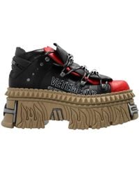 Vetements - X New Rock Logo Detailed Lace-Up Shoes - Lyst