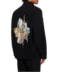 WOOYOUNGMI - City Graphic Denim Shirt Jacket - Lyst