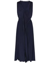 Victoria Beckham - Sleeveless V-Neck Long Dress - Lyst