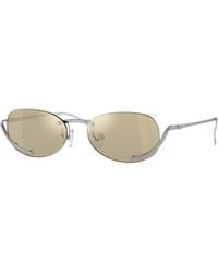DIESEL - Oval Rimless Sunglasses - Lyst
