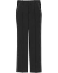 Saint Laurent - High Waist Tuxedo Pants - Lyst