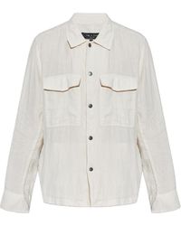 Rag & Bone - Linen Shirt Jacket - Lyst