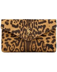 Saint Laurent - Cassandre Large Envelope Pouch - Lyst