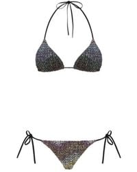 Missoni - Sequined Triangle Bikini - Lyst