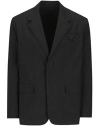 Prada - Single-Breasted Tailored Blazer - Lyst