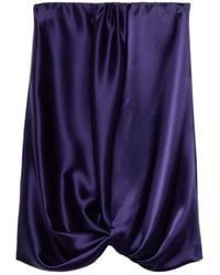 7 For All Mankind - Satin Corset-Style Mini Dress - Lyst