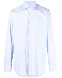 Barba Napoli - Button-Up Stretch-Cotton Shirt - Lyst