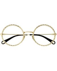 Chloé - Chloé Eyewear Round Frame Glasses - Lyst