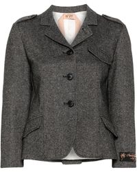 N°21 - Mélange-Effect Jacket - Lyst