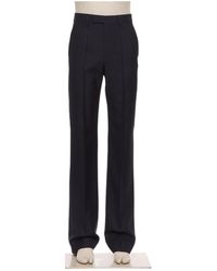 Valentino - Pleated Slim Fit Pants - Lyst