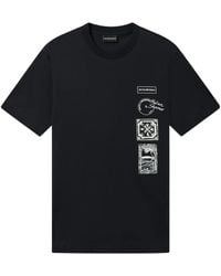 Emporio Armani - Graphic Printed Crewneck T-Shirt - Lyst