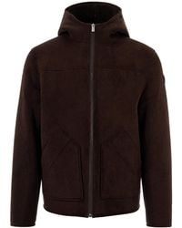 Colmar - Hooded Faux-Suede Jacket - Lyst
