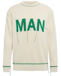 Junya Watanabe - Crew Neck Long-Sleeved Sweater - Lyst
