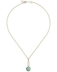 Gucci - Interlocking 18K Pendant Necklace - Lyst