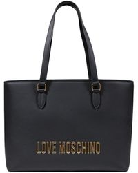 Moschino - Double-Handle Shoulder Bag - Lyst